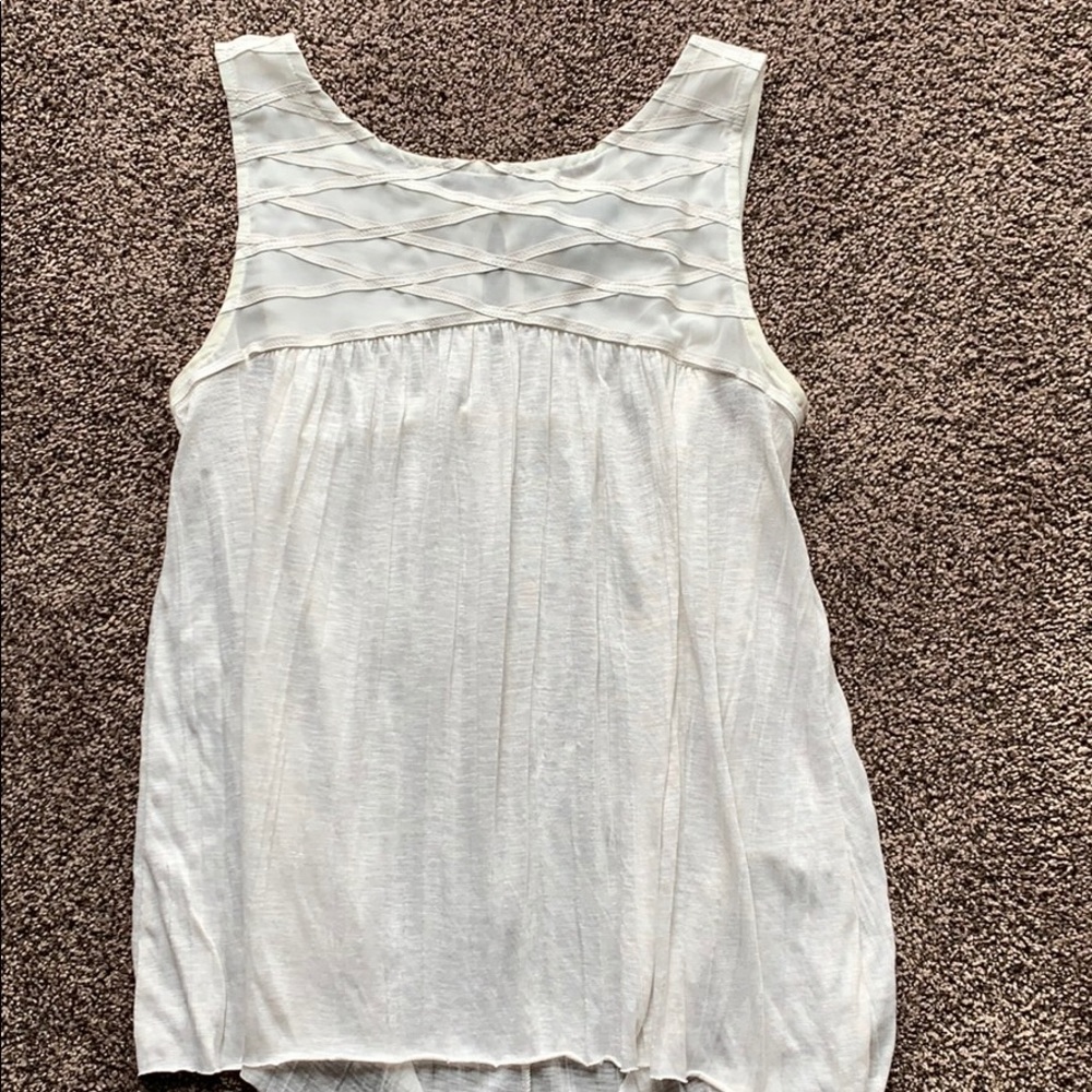 White AE Tank Top